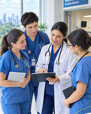 Colaboración Médica en el Hospital 1